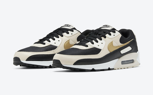 AIR MAX 90 BLACK MITALLIC GOLD SUMMIT White 36-40-99103796